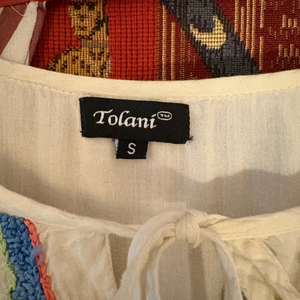 Embroidered Bohemian Blouse Oversized Comfy 100% Cotton Pastels - Picture 3 of 9